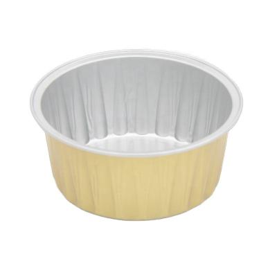 China Eco-friendly Food Grade Aluminum Container With 125ml Sealable Cover Or Lid Aluminum Foil Sealable PP-Coated Cups For Food for sale