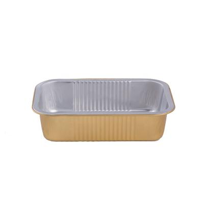 China Food grade 750ml food grade aluminum foil canister containers aluminum foil container china manufacturer for sale