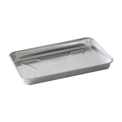 China Food Aluminum Foil Food Box, Silver Dish, Aluminum Packaging Container for sale