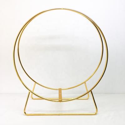 China NEW simple gold cake model stand for wedding decoration for sale