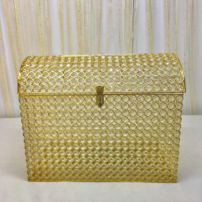 China Decoration Newcomer Large Silver And Romantic Wedding Acrylic Card Box For Wedding Decoration for sale