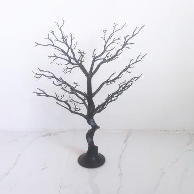 China Eco-friendly design new black plastic tree for wedding decoration for sale