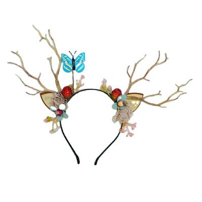 China Hot Sale Unicorn Headbands With Flower For Party Decoration JL-659 for sale