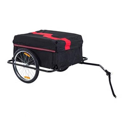 China Trailer Cart Folding Bike Cargo Trailer With Removable Cover And Quick Release Wheels for sale