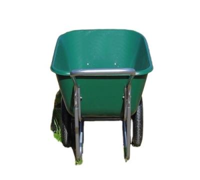 China GARDEN OR GROW Poly Heavy Duty Wheelbarrow Trailer Strong Wheel Barrow for sale