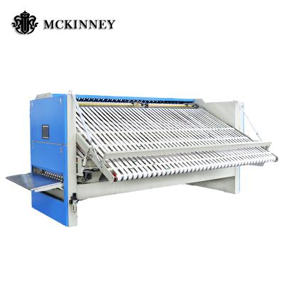 China Fully Automatic Commercial Bed Sheet Folding Machine Laundry Curtain Folding Linen Machine 4640*2530*1930mm for sale