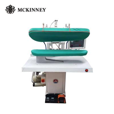 China Commercial Equipment Laundry Iron Press Steam Laundry Press Machine For Sale 1350*1100*1400mm Te koop