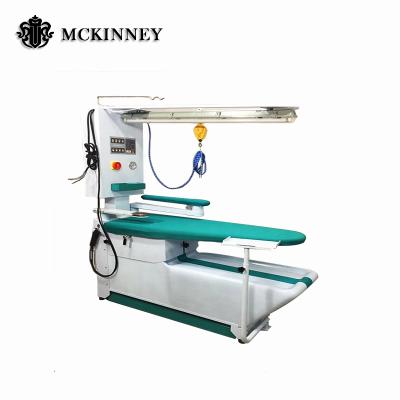 China High Efficiency Industrial Clothes Steam Iron Press Commercial Laundry Ironing Table For Sale for sale