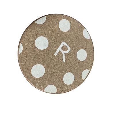 China Contemporary Thick Round Cork Hot Pads for Dishes, Pots, Pans and Plants Cork Mat Placement for sale