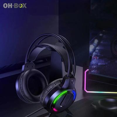 China ZE-Y626 Headband Gamer Wired RGB Over Ear ANC Usb PC Gaming Earphone Noise Canceling Cable Gaming Headset With Microphone for sale