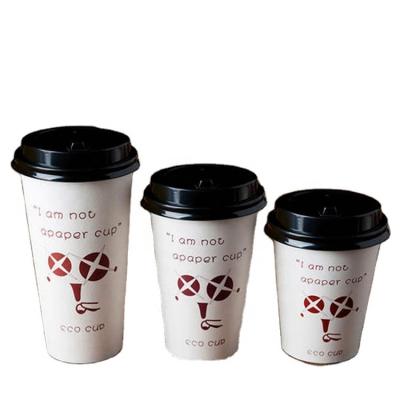 China No Deformation Single Wall Paper Cups More Durable Cute 8oz For Coffee Water Milk Beverage for sale