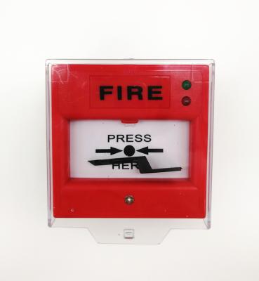 China Adjustable Fire Call Point With LED 2 Wire 24V Manual Fire Alarm Call Point With Led Indicator for sale