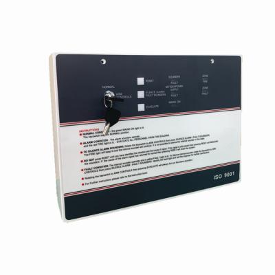 China Tamper Alarm 4 Loop Fire Alarm Control Panel Conventional Fire Detection Panel for sale