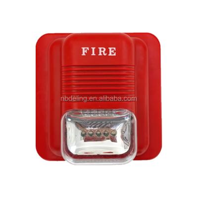 China Flash Xenon TUBE LIGHT 12v/24v LED Fire Siren Alarm Light and Sound Conventional Fire Strobe Sounder for sale