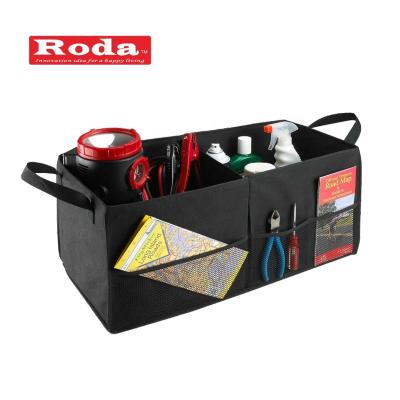 China Universal Foldable Portable Storage Bag Car Cargo Storage Bag Car Trunk Organizer for sale