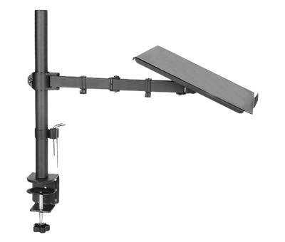 China Small Dual Arm Metal Laptop Arm And Monitor Stand Mount for sale