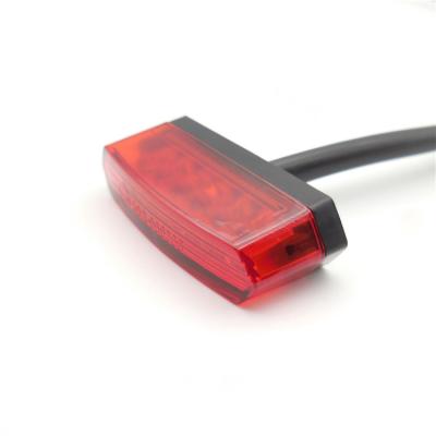 China 6 LED Plastic Mini Motorcycle Motorbike Scooter Tail Brake Rear Lights For Cruiser Bike ATV Tail Lamp for sale