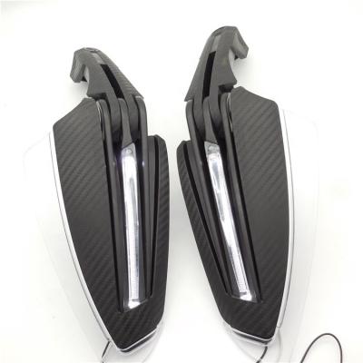 China Motorcycle Spare Parts Motorcycle Accessories Protective Aluminum Handguards With Led Light for sale