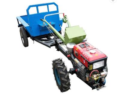 China Farm machinery agriculture machinery agric products 1 ton mini trailer farm trailer linked with walking tractors for sale