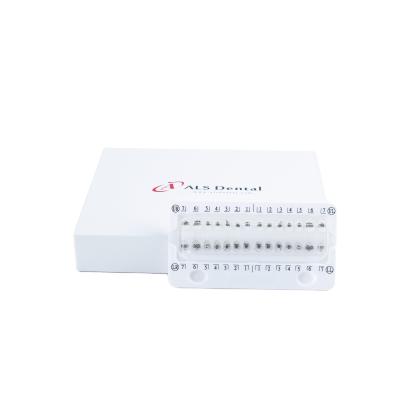 China Dental Orthodontic Bracket MBT .018 0.022 Slot For Teeth 5-5 20pcs Per Set for sale