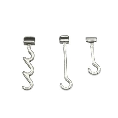 China Hot Orthodontic Surgical Instrument Curved Crimpable Hooks Long and Short for Orthodontic Dental Teeth for sale