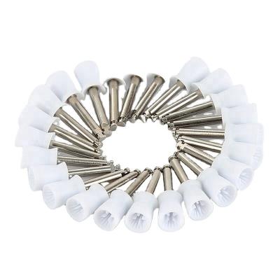 China Class I Instrument Dental Lab White Polishing Cup Prophy Brush Dental 100pcs/Bag for sale