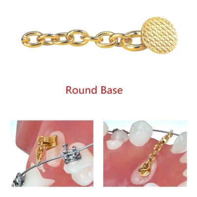 China Knopketen orthodontische benodigdheden. Zilveren en gouden kleuren. Voorgesneden orthodontische producten voor orthokits en tandheelkundige accessoires. Professionele orthotools. Te koop