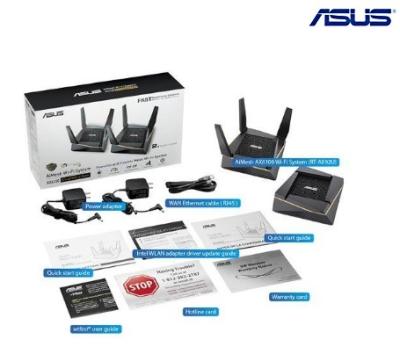 China Yes WHOLESALE for ASUS Gaming Route WiFi 6 Router Gaming Mesh Router Tri Band Gigabit Wireless Internet Router (2 Packs) for sale