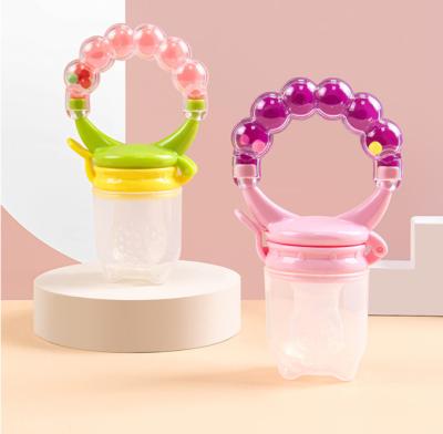 China BPA Free Silicone Nipple Soother Toddler Infant Kids Pacifier Feeder For Fruit Food Nibbler Feeder Baby Feeding Pacifier for sale