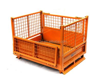 China Stackable logistics transport storage box and collapsible cage pallet made in china for sale