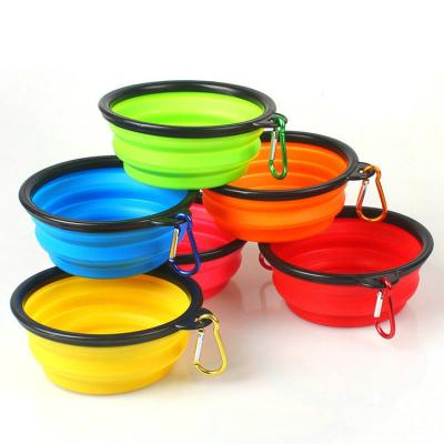 China Dogs Travel Collapsible Dog Bowl , Pet Water Bowl manufacturer Sustainable, Stocked hot sale for sale