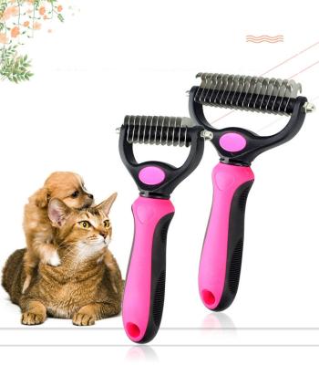 China Sustainable Dematting Comb For Cats , Dog Grooming Brush Tool for sale