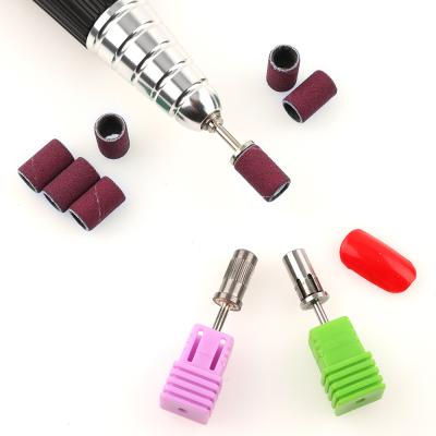 China 2021 New Safe Nail Art Removal Nail Drill Bits Manicure Accessories Manicure Tools for sale