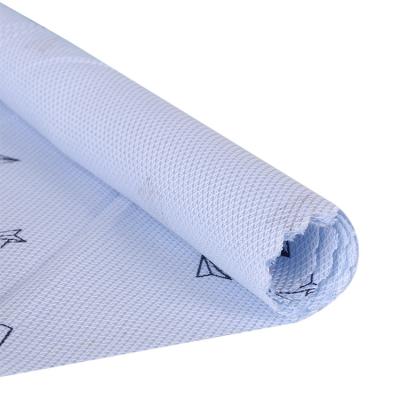 China Hot Sale Wind Proof Blue Paper Airplane Printing Custom Printed 100% Cotton Canvas Fabric for Cotton Shirts for Girls and Boy for sale