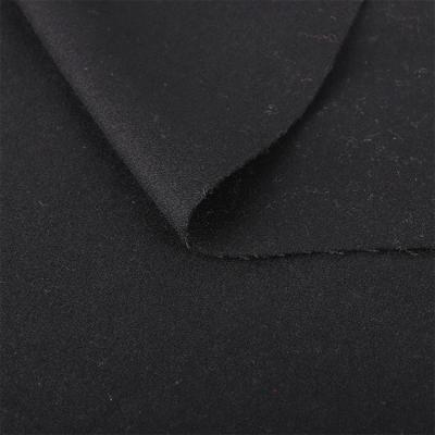 China Hometextile 40% Wool 60% Polyester Fabric Breathable Knitted Popular High Quality Bedding Hot Sale Black for sale