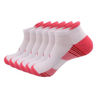 China Antibacterial Lady Cotton Footies Custom Design Socks No Show Invisible Hidden Boat Socks Slip Low Cut Women Ankle Liner Socks for sale