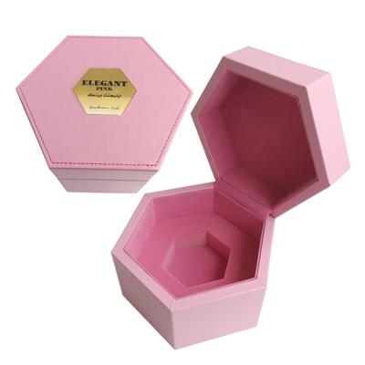 China Affordable Custom Leather Perfume Box Cosmetic Perfume Box Beauty Beauty Packaging Case for sale