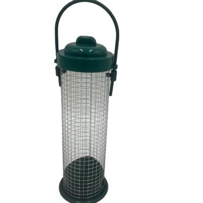 China Automatic Sunflower Seed And Peanut Feeder Box Bottle 11inch Premium Steel Wild Bird For Woodpeckers Tits for sale