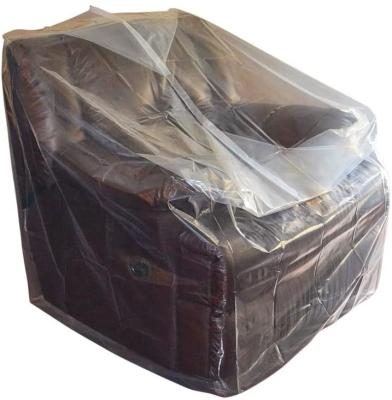 China Drop Shipping Living Room Furniture Bag Folding Cover Sofa Plastic Bag For Moving Protection BSCI Factory for sale