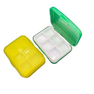 China Daily Case 9cm*6.5cm *2cm Vitamin Weekly Reminder Organizer Medicine Travel Case Pill Organizer Box Case 9cm*6.5cm*2cm for sale