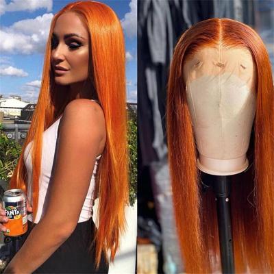 China Silky Straight Wave 150% HD Density Full Lace Hair Wigs For Color Women, Transparent Lace Front Wig Wholesale Virgin Brazilian Hair for sale