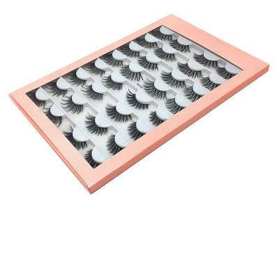 China Soft Private Label False Lashes 20mm Real Mink 3D False Eyelashes for sale