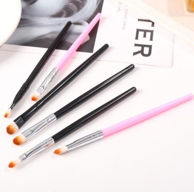 China Single Fan Brush Hot Selling Eyeshadow Brush Cosmetics Blending Lip Brush Eye Makeup Brush Makeup Tools for sale