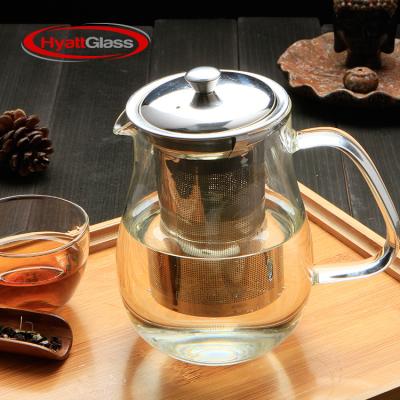 China Sustainable 600ml Fine Coffee Pot With Stainless Steel Filter for sale