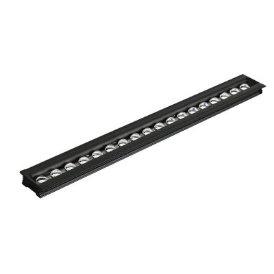 China Hotel Supermarket Workshop Office Aluminum Black White Linear LightAnti-glare LED Decoration Single Light Bar 12W 18W 28W LED for sale