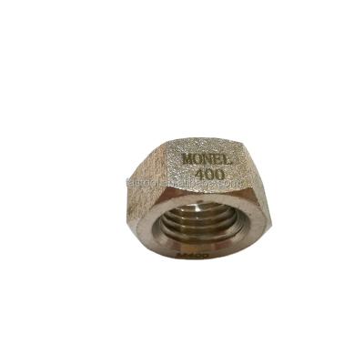 China DIN934 Heavy Industry HEX NUT Grade Monel 400 Slim Cap N04400 2.4360 Domed Long Nylock Nut for sale