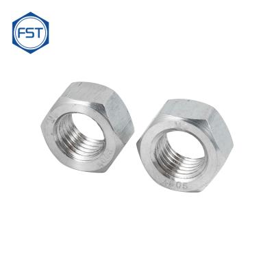 China Heavy industry 2.4605 alloy59 N06059 DIN934 ISO4032 hex NUT stud bolt and gasket for sale