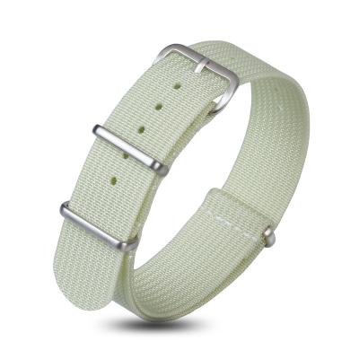 China Factory Wholesale NATO Style Ribbed Nylon NATO Bands Straps 20mm 22mm Conkly Watch Bands for sale