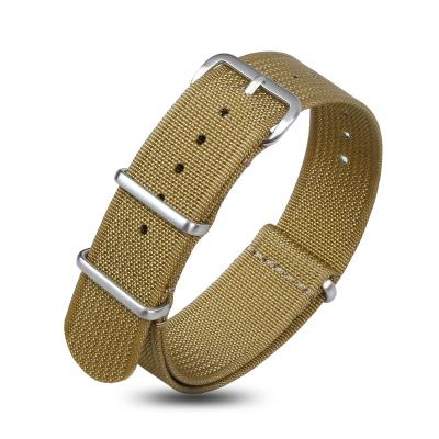 China Luxury Replacement Nato Style Nylon NATO Bands Straps 20mm 22mm Watch Bands Ribbed Conkly Nylon Watch Strap for sale