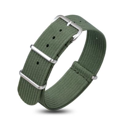 China New Style Replacement NATO Style Nylon NATO Straps 20mm 22mm Watch Bands Ribbed Conkly Nylon Watchbands for sale